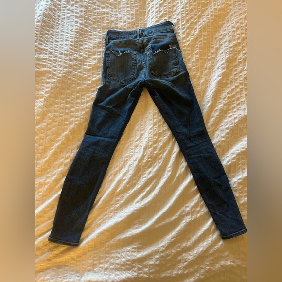 Good American Good Legs Ripped Pocket Skinny Jeans high-waist - Picture 2 of 4